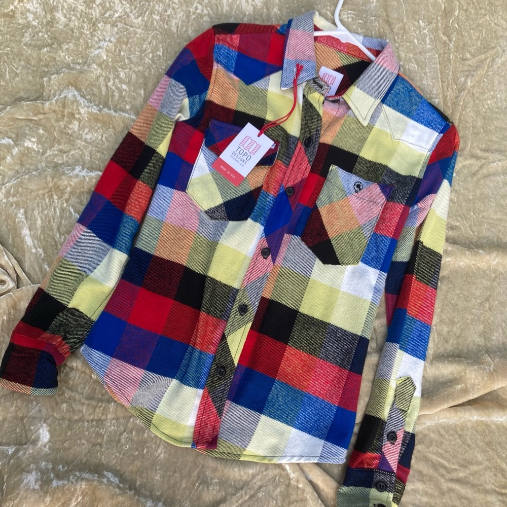 TOPO Designs Heavyweight Flannel NWT